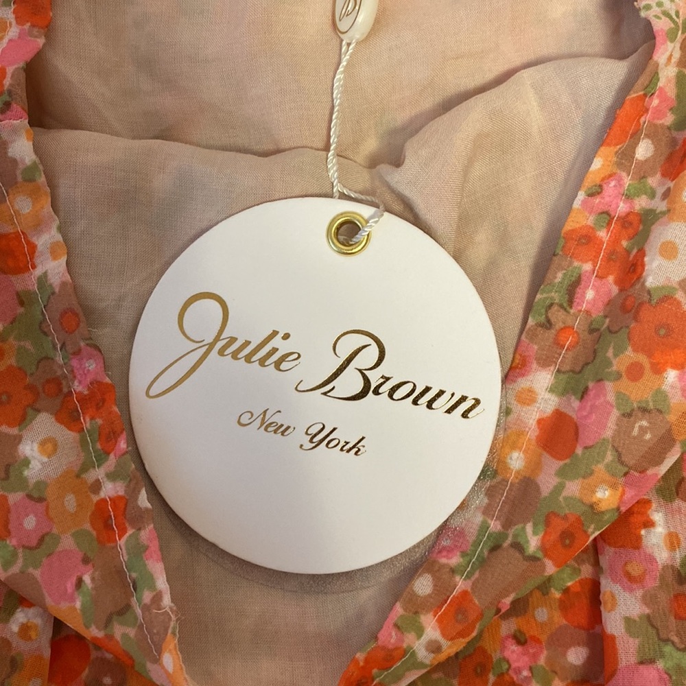 Julie Brown Ruffled Floral Mini Skirt Size XS NWT - Picture 7 of 9